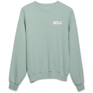 ACLU ACLU Stitched Logo Sweatshirt - M - Green